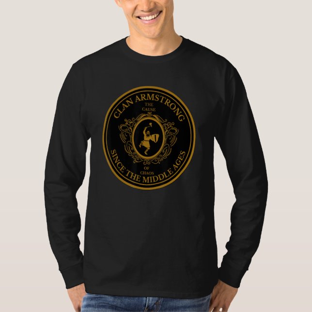 T-shirt Armstrong Clan Scottish Swordsman (Devant)