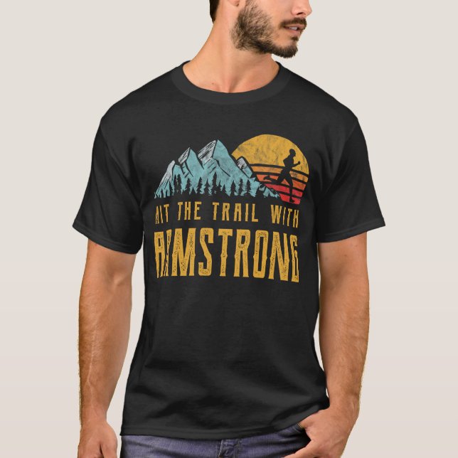 T-shirt ARMSTRONG Family Running - Touchez le sentier avec (Devant)