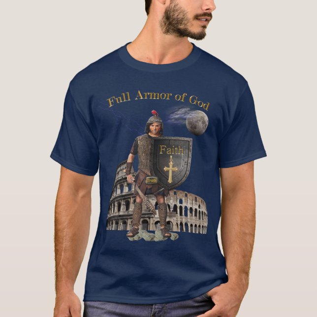 T-shirt Armure complète de DIEU (Devant)