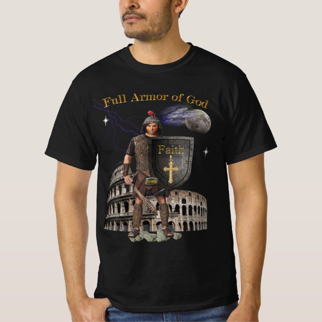 T-shirt Armure complète de DIEU (Devant)