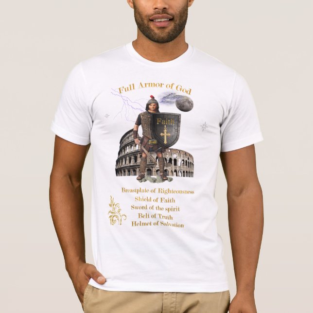 T-shirt Armure complète de DIEU (Devant)