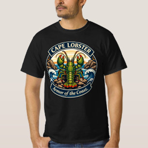 T-shirt Armure de Cape Lobster de la côte Illustration