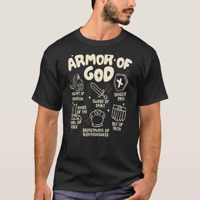 T-shirt Armure de Dieu (Devant)