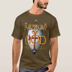 T-shirt Armure De Dieu Éphésiens Bible Verse Religieux