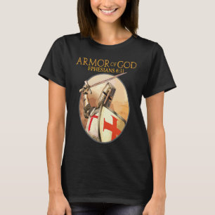 T-shirt Armure De Dieu Éphésiens Bible Verse Religieux Chr
