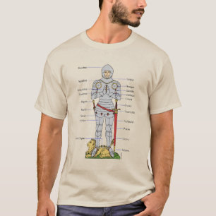 T-shirt Armure de plaque médiévale Circa 1430