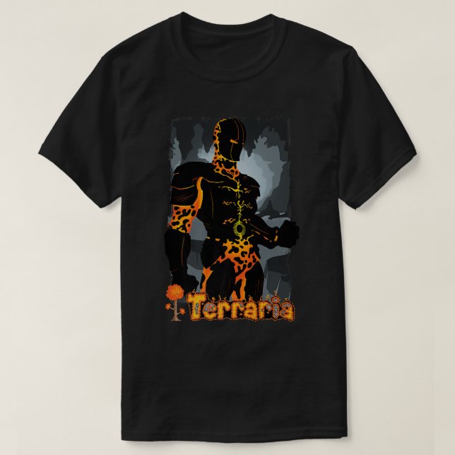 T-shirt Armure de Terraria Molten (Design devant)