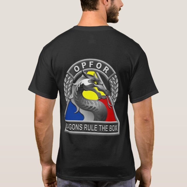 T-shirt Armure OPFOR personnalisable (Dos)