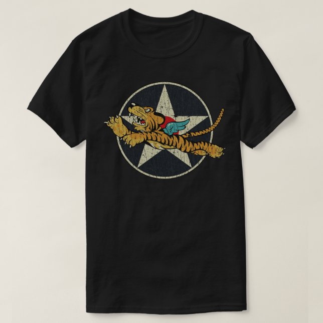 T-shirt Army Air Corps Flying Tigers AVG 1941  (Design devant)