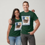 T-shirt Army American Flag & Eagle<br><div class="desc">Show strong Army pride with this bold Army American Flag & Eagle T-shirt, featuring a Army American Flag & Eagle emblem. A clean, powerful design ideal for Soldiers, Veterans, military families, and patriotic Americans who want everyday style with unmistakable Army spirit. Comfortable, durable, and great for casual wear, workouts, events,...</div>
