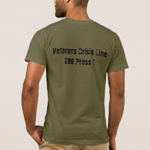 T-shirt Army Green Opération Casquette de Tee Mind Shield
