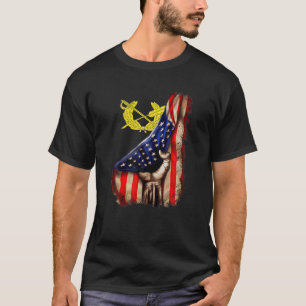 T-shirt Army JAG Corps Branch American Flag