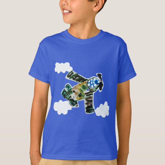 T-shirt Army Jet "Art by Kids" (Devant)