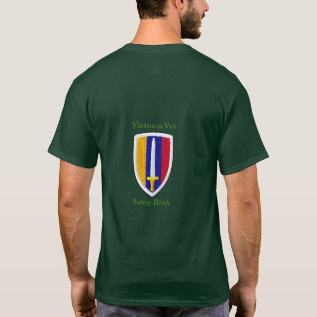 T-shirt Army USARV Vietnam Nam War Vets Patch (Dos)