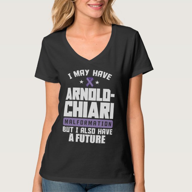 T-shirt Arnold Chiari Malformation Warrior Future Awarenes (Devant)
