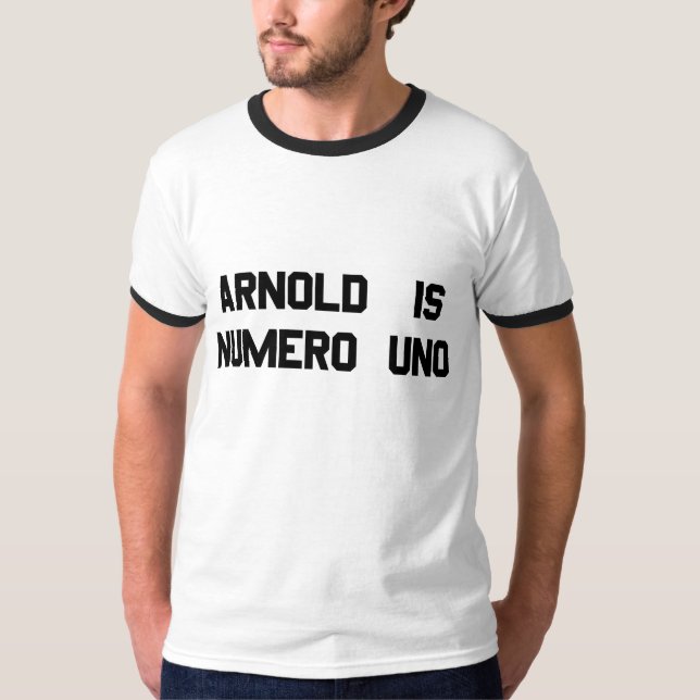 T-shirt Arnold est l'ONU de Numero (Devant)
