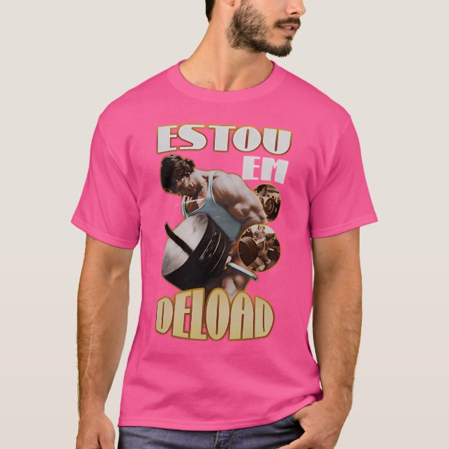 T-shirt Arnold Schwarzenegger Estou Em Deload (Devant)