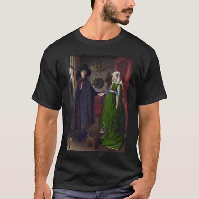 T-shirt Arnolfini Portrait - Jan van Eyck (Devant)