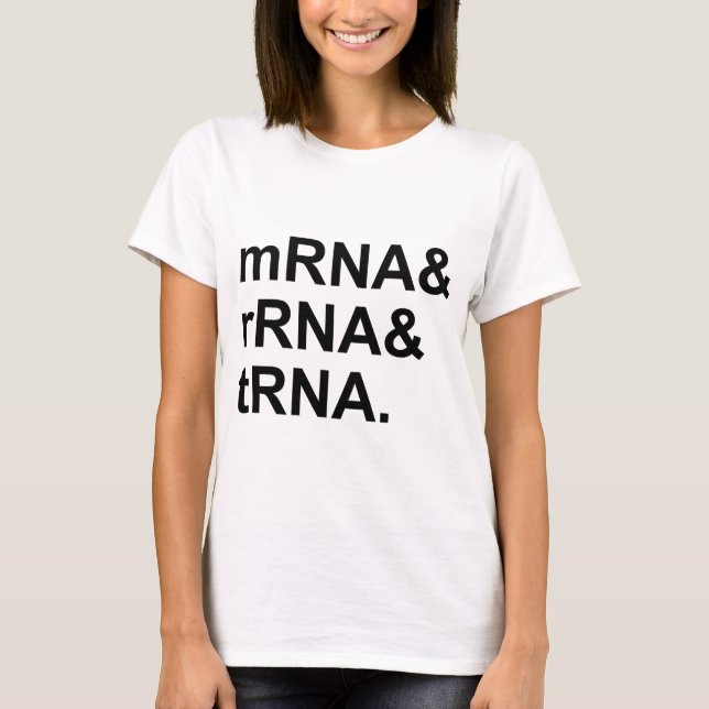 T-shirt ARNr m | Types d'ARN (Devant)