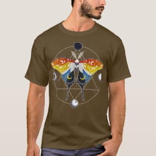 T-shirt Aroace Luna Moth LGBT Aromc Aexuel Pride Drapeau