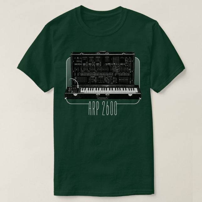 T-shirt ARP 2600 Retro Synthesizer Lover Design (Design devant)