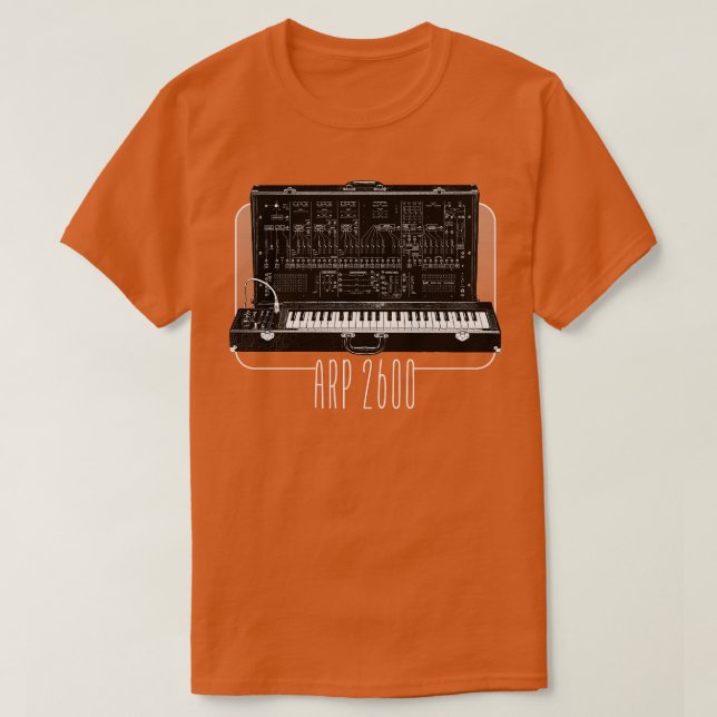 T-shirt ARP 2600 Retro Synthesizer Lover Design (Design devant)