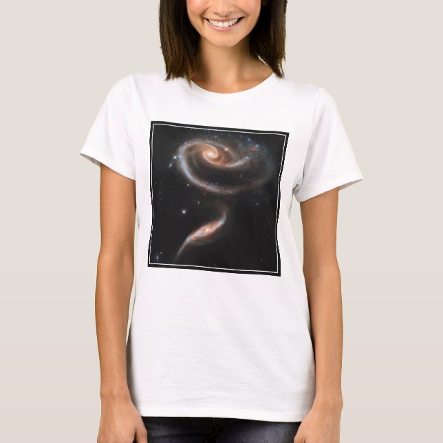 T-shirt Arp 273 Galaxies Interagissant En Andromède. (Devant)