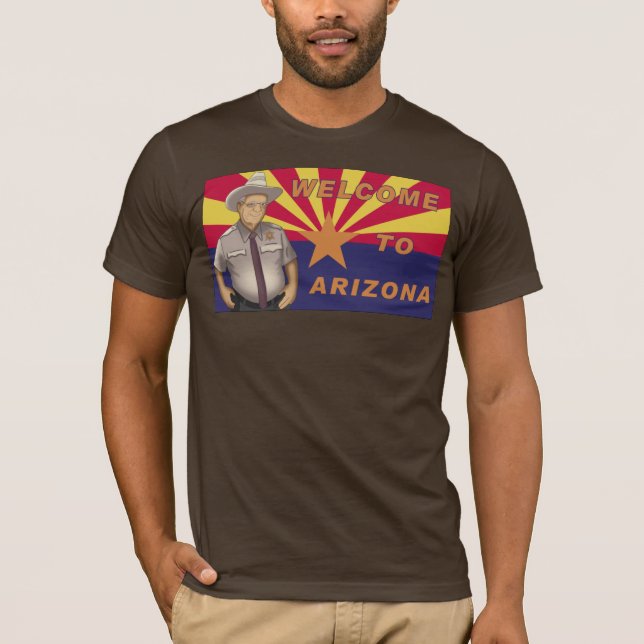 T-shirt Arpaio : Accueil vers l'Arizona (Devant)