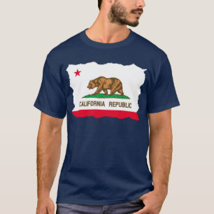 T-shirt Arracher de drapeau de la Californie