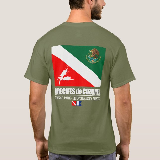 T-shirt Arrecifes de Cozumel (place) (Dos)