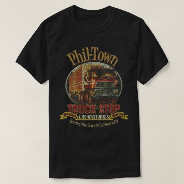 T-shirt Arrêt de camion PhilTown (Design devant)
