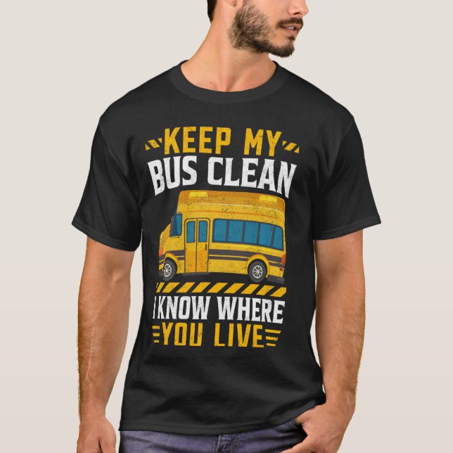 T-shirt Arrêt de la circulation dans l'école des chauffeur (Devant)