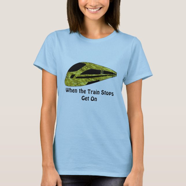 T-shirt Arrêt de train Chemises femmes (Devant)