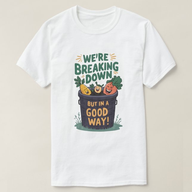 T-shirt Arrêt du poste de pilotage (Design devant)