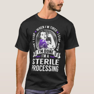 T-shirt Arrêt du traitement stérile lorsque j'ai termin