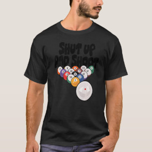 T-shirt Arrêt Et Tirer Billards Billard Lecteur Snooker Cu