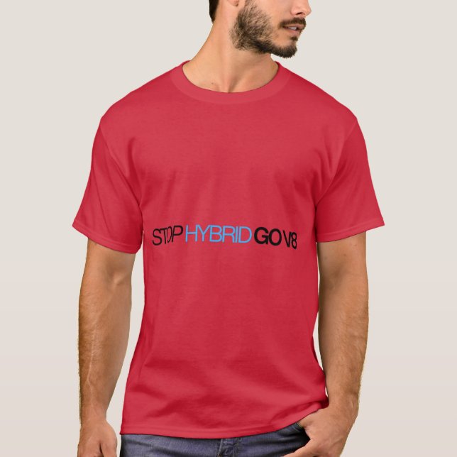 T-shirt arrêt hybride go v8 Oversize (Devant)