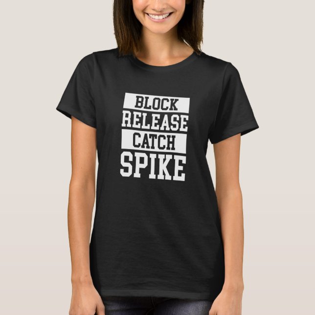 T-shirt Arrêt Libération Prise Spike Lineman Linebacker Fo (Devant)