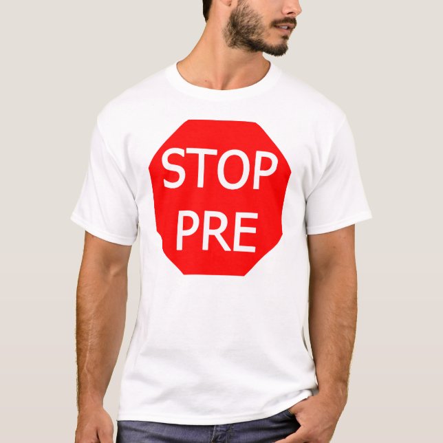 T-shirt Arrêt pré (Devant)