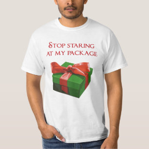 T-shirt Arrêter de commencer à mon paquet cadeau de Noë