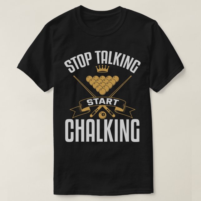 T-shirt Arrêter de parler Commencer à parler (Design devant)
