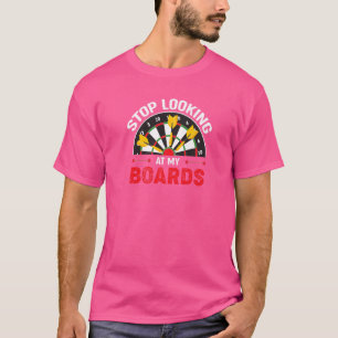 T-shirt Arrêter De Regarder Mes Cartes Dessins