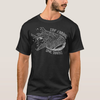 T-shirt Arrêter de trouver sauver requins requins baleines