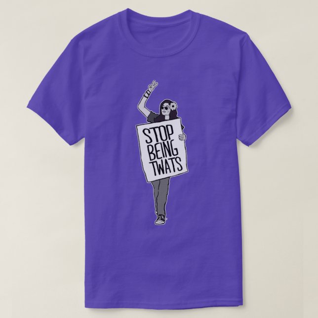 T-shirt Arrêter d'être des taches (Design devant)