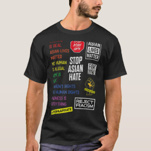T-shirt Arrêter la haine asiatique