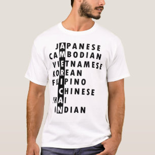 T-shirt Arrêter la haine des Asiatiques Les Asiatiques amé
