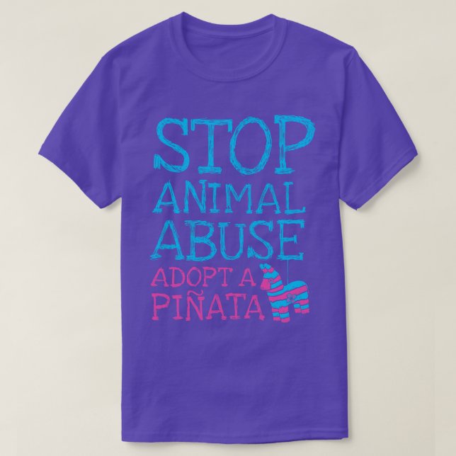 T-shirt Arrêter la maltraitance animale (Design devant)