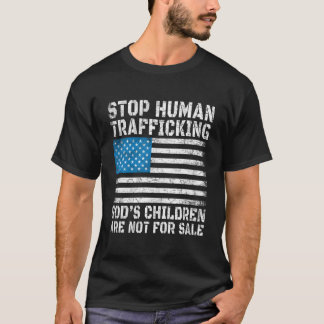 T-shirt Arrêter La Traite Des Êtres Humains Les Enfants De