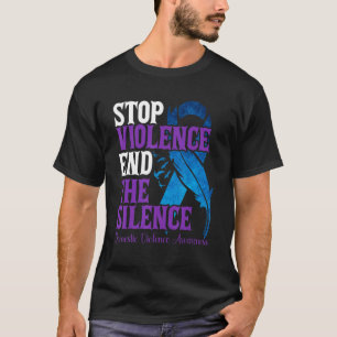 T-shirt Arrêter la violence mettre fin au silence violence