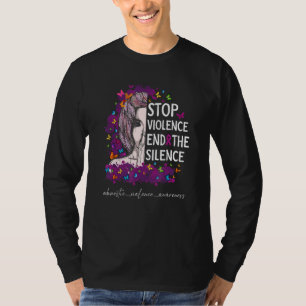 T-shirt Arrêter la violence mettre fin au silence Violence